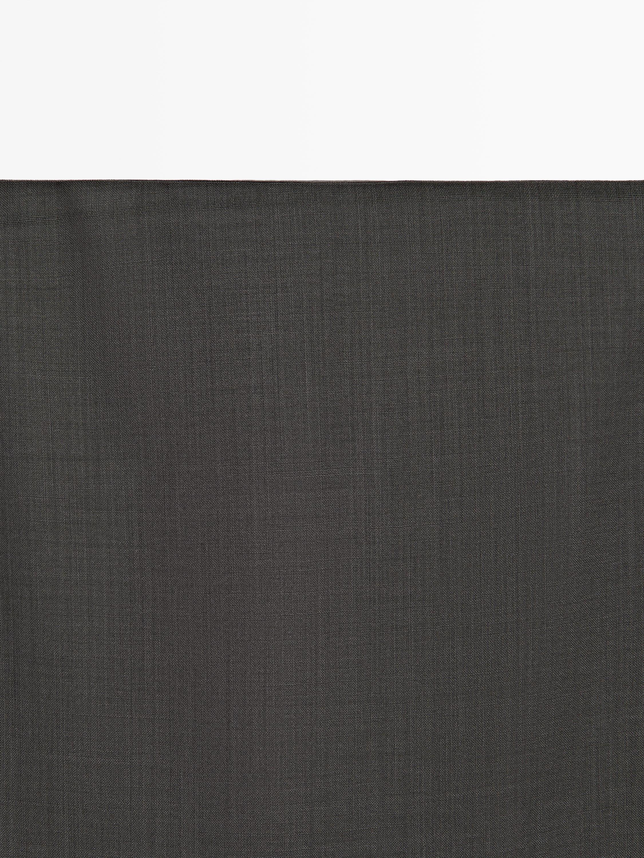 Straight midi skirt with sheer detail - STUDIO